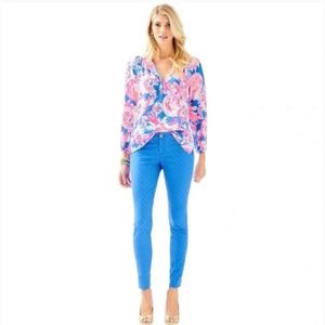 Lilly Pulitzer size 10 blue Kelly pants